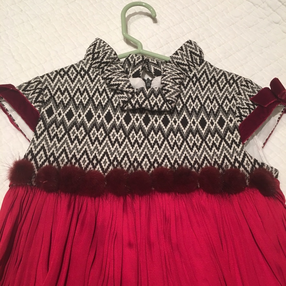 Designer girls evening Dress - Picture 3 of 5